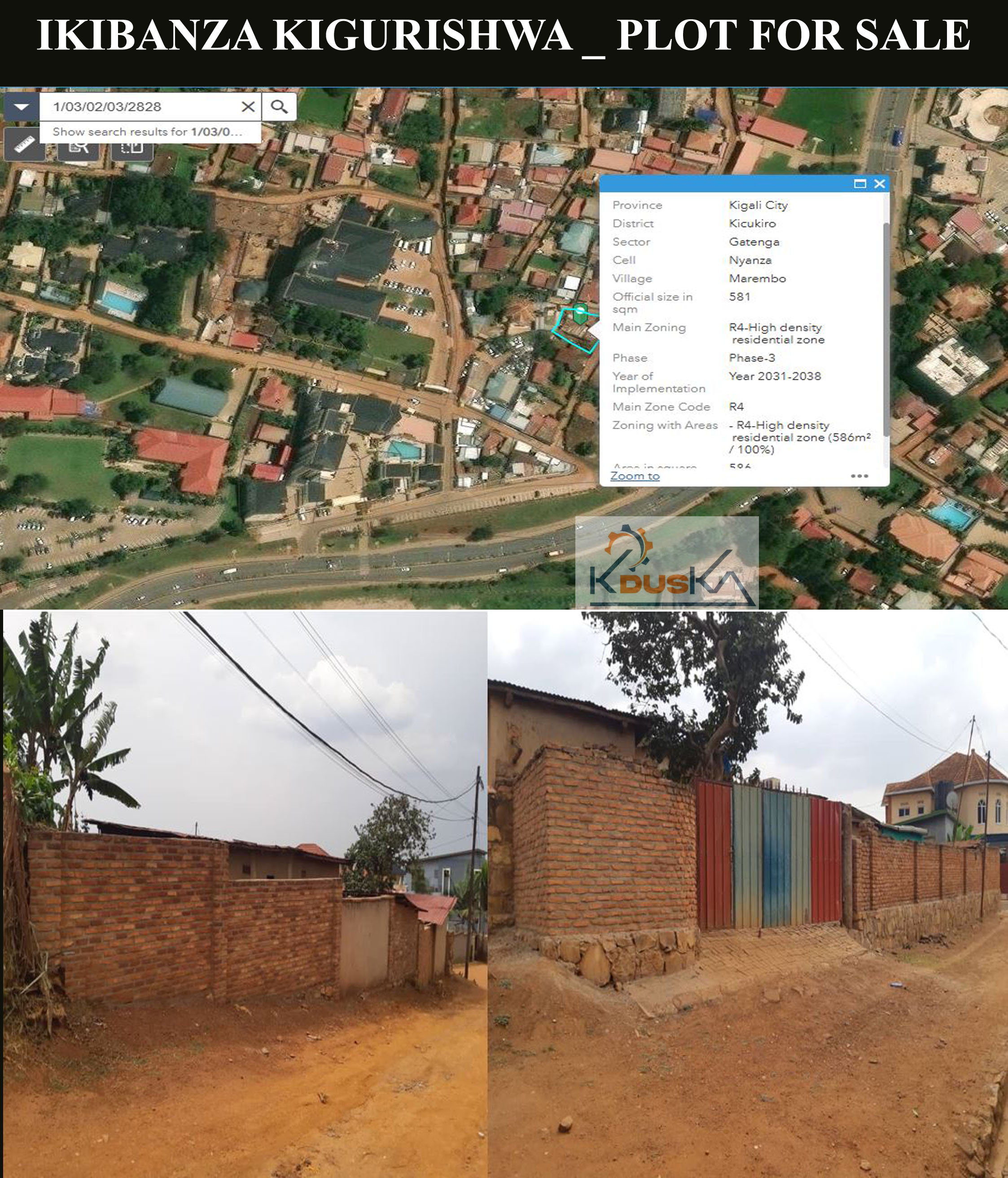 Plot for sale with old smaill house
