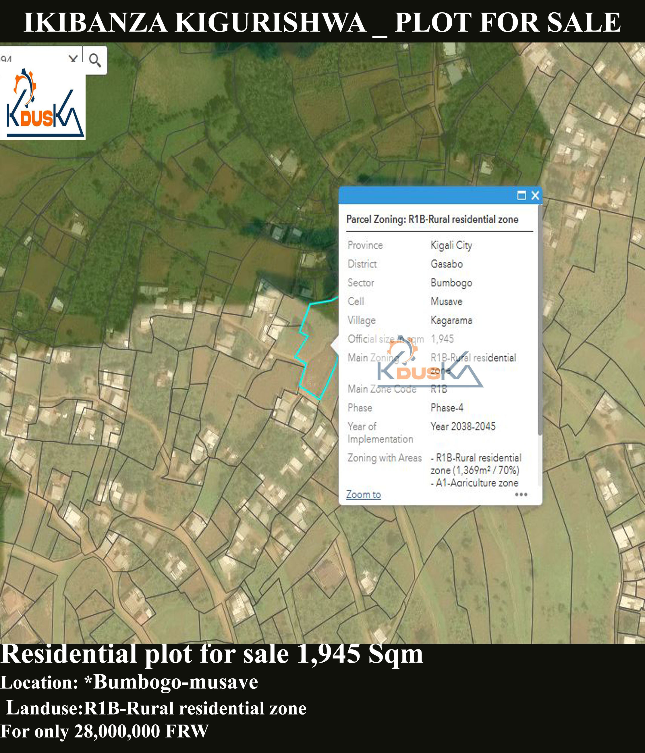Plot for sale Bumbogo-Musave
